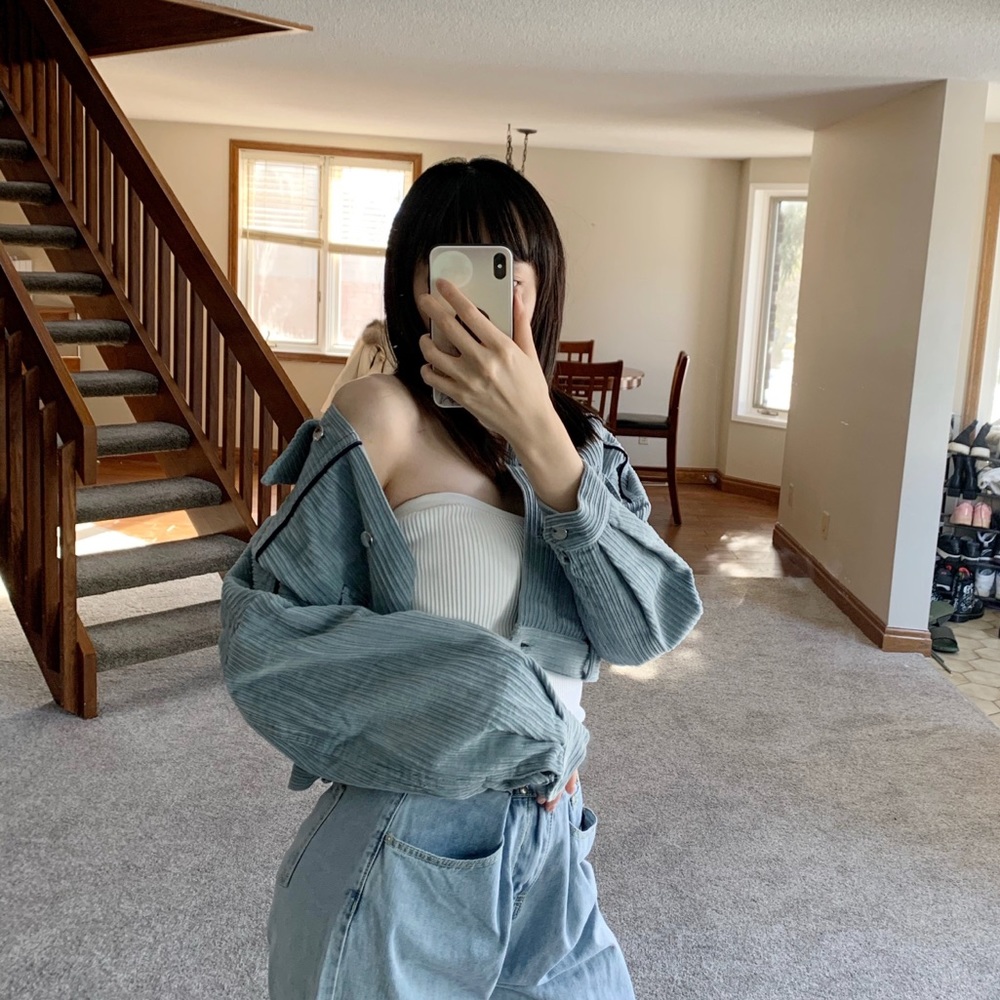 Oversized chic jacket